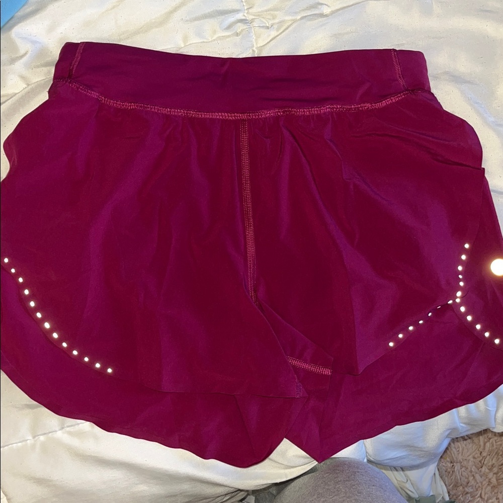 lululemon athletica Dark Red Athletic Shorts